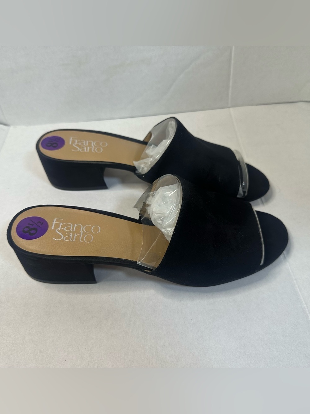 Franco Sarto Black Sabani sandal for women size 8 1/2